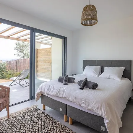 아파트 Giardinu Di Luce - Appt Pour 4 Vue 루미오